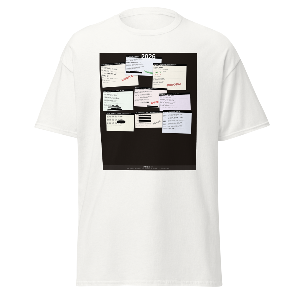 ARCHIVE 020 — The Reckoning White T-Shirt