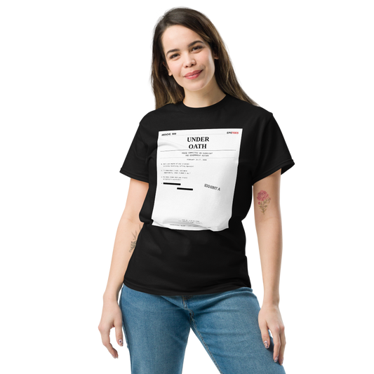 ARCHIVE 009 — Under Oath Black T-Shirt