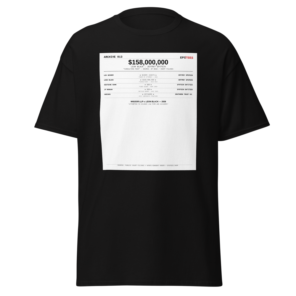 ARCHIVE 013 — The Money Black T-Shirt