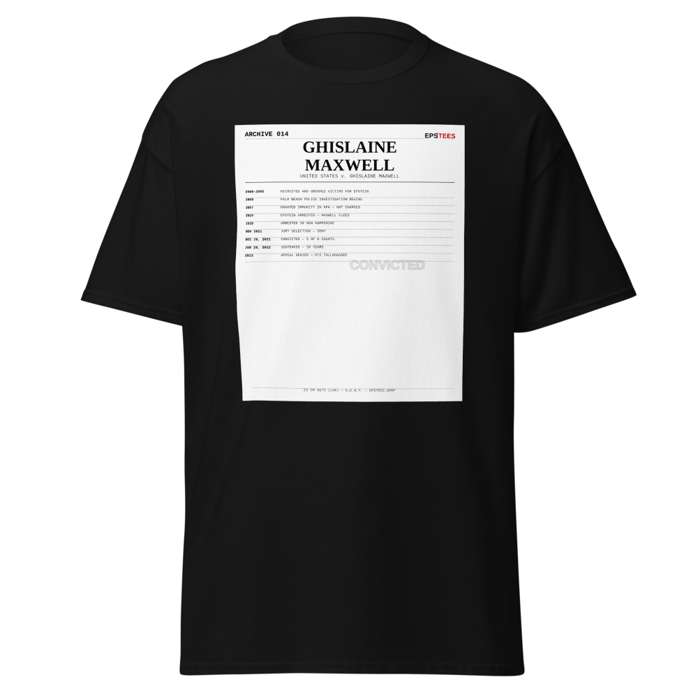 ARCHIVE 014 — Maxwell Black T-Shirt