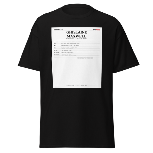 ARCHIVE 014 — Maxwell Black T-Shirt