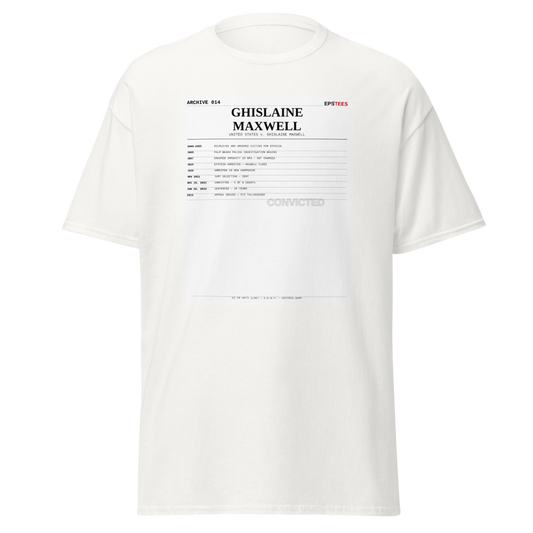 ARCHIVE 014 — Maxwell White T-Shirt