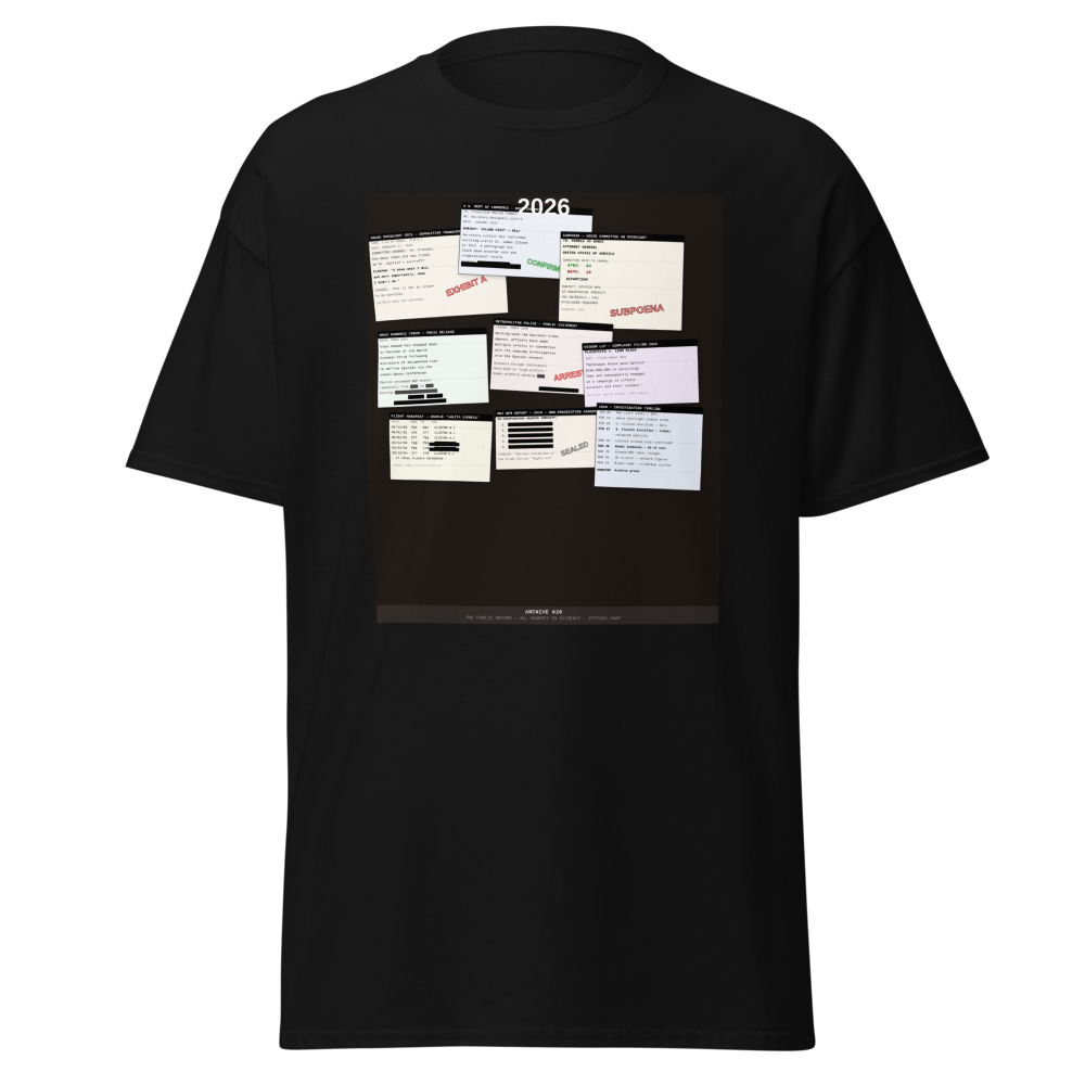 ARCHIVE 020 — The Reckoning Black T-Shirt